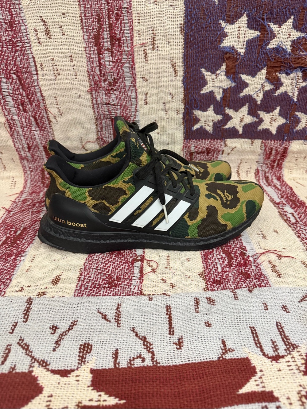 Bape x Adidas Ultra Boost Shoes